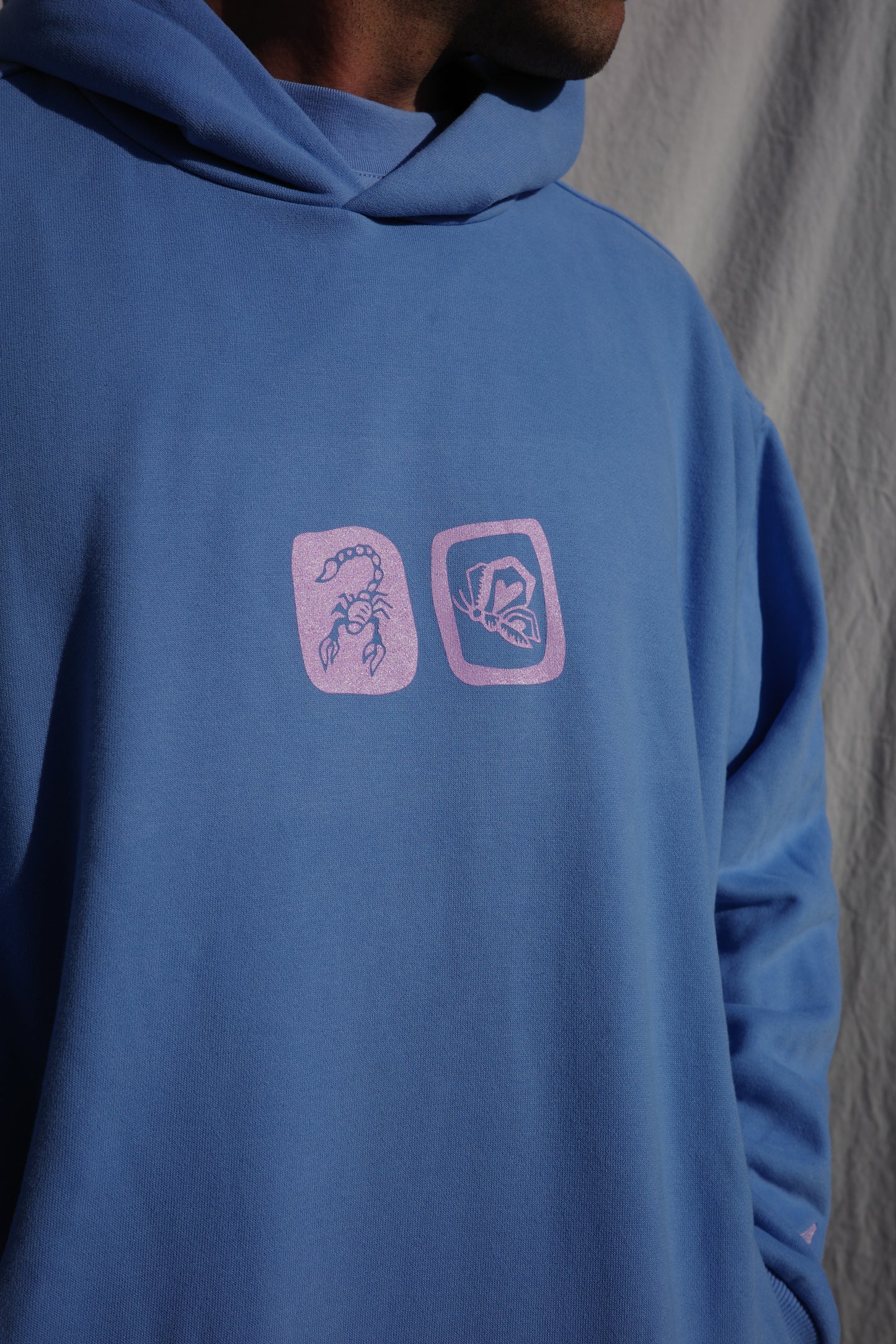 Lovers Hoodie Blue