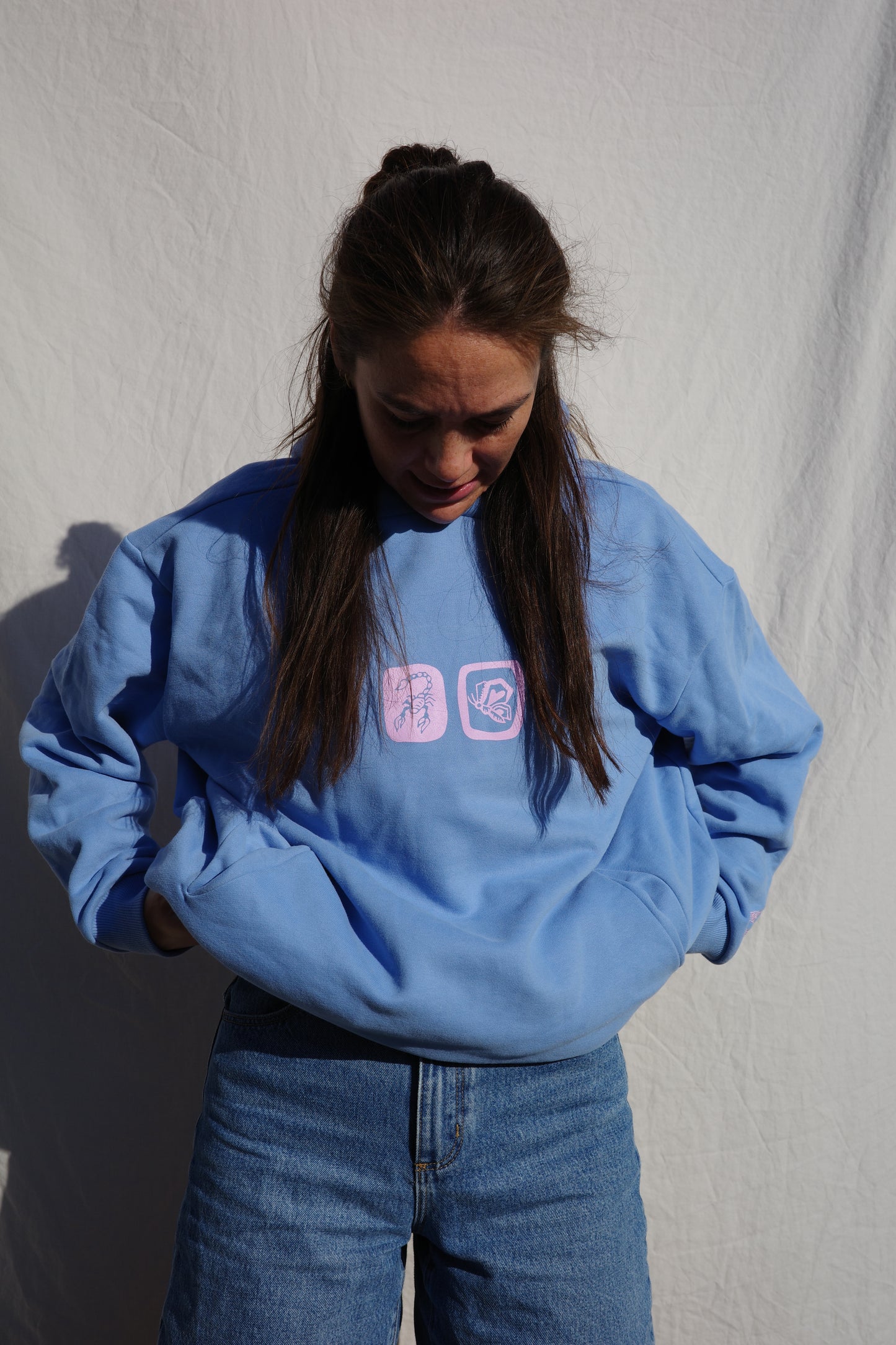 Lovers Hoodie Blue