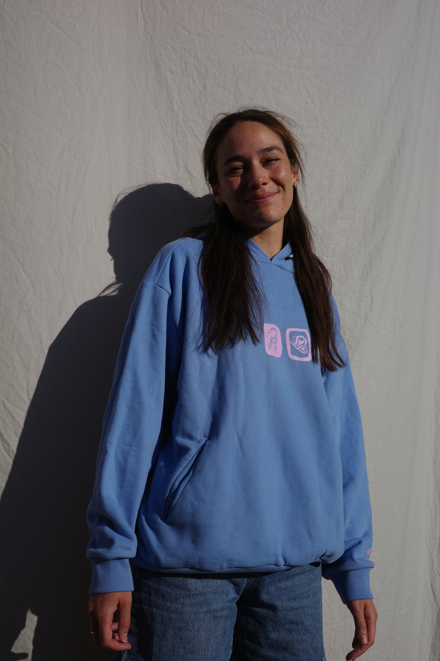 Lovers Hoodie Blue
