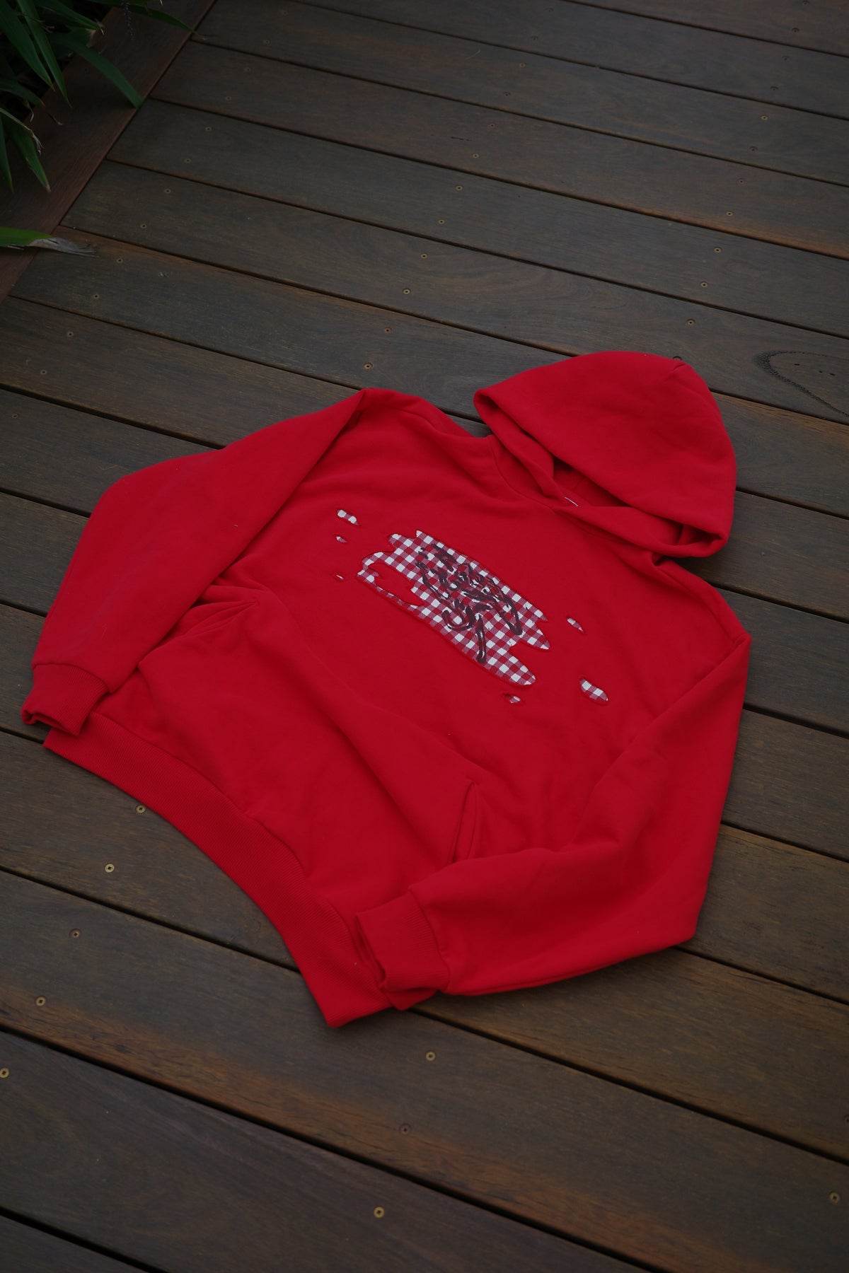Gingham Horse Hoodie
