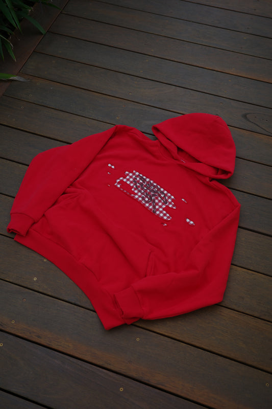 Gingham Horse Hoodie