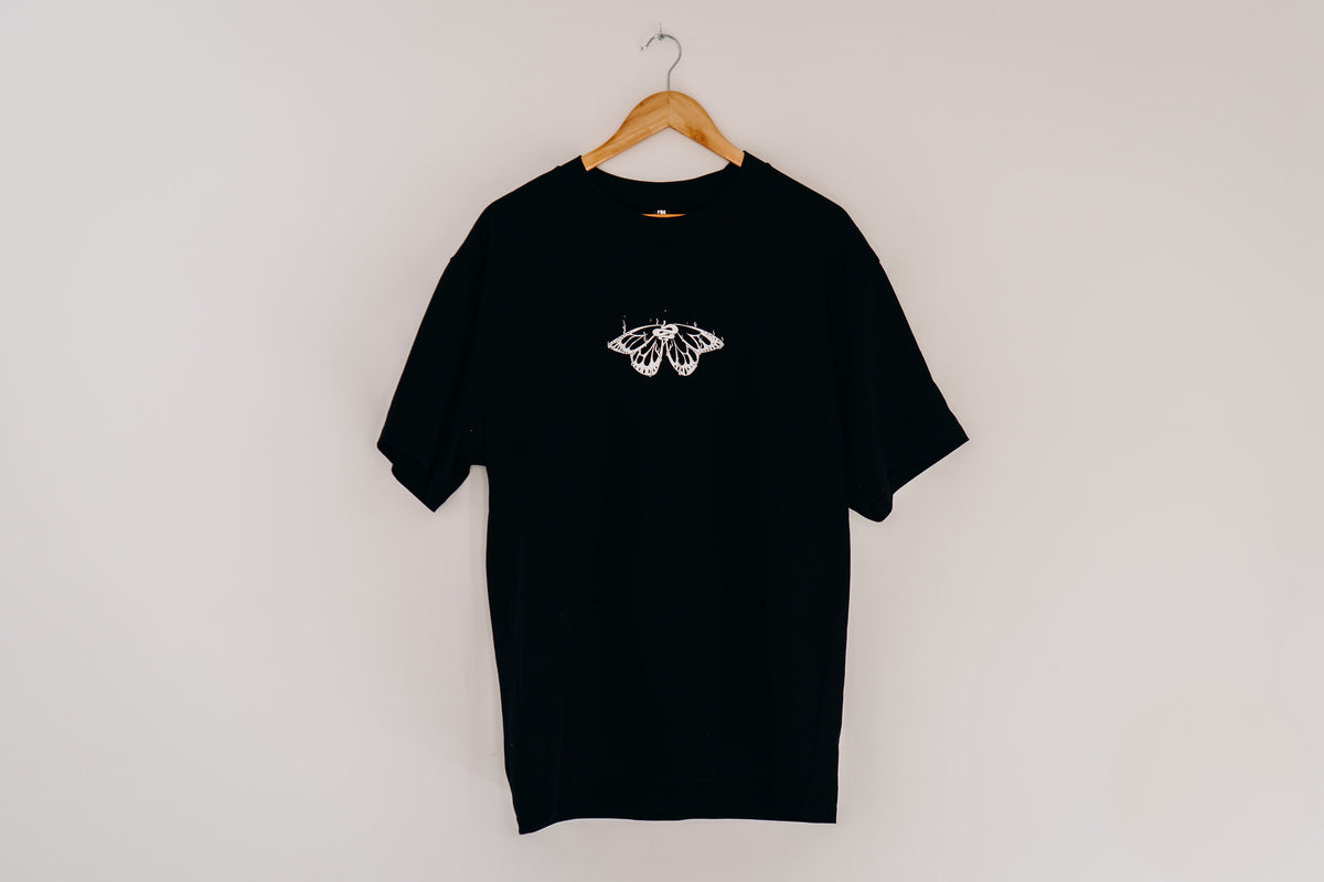 Butterfly T-shirt (Black)